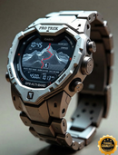 CASIO2499 PEAKFORGE GPS ALTI-BARO X1000 WATCH